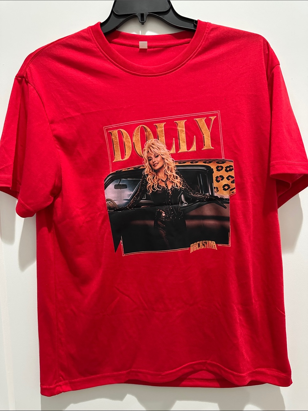 Dolly Double Sided Graphic Short-Sleeve Tee in Red